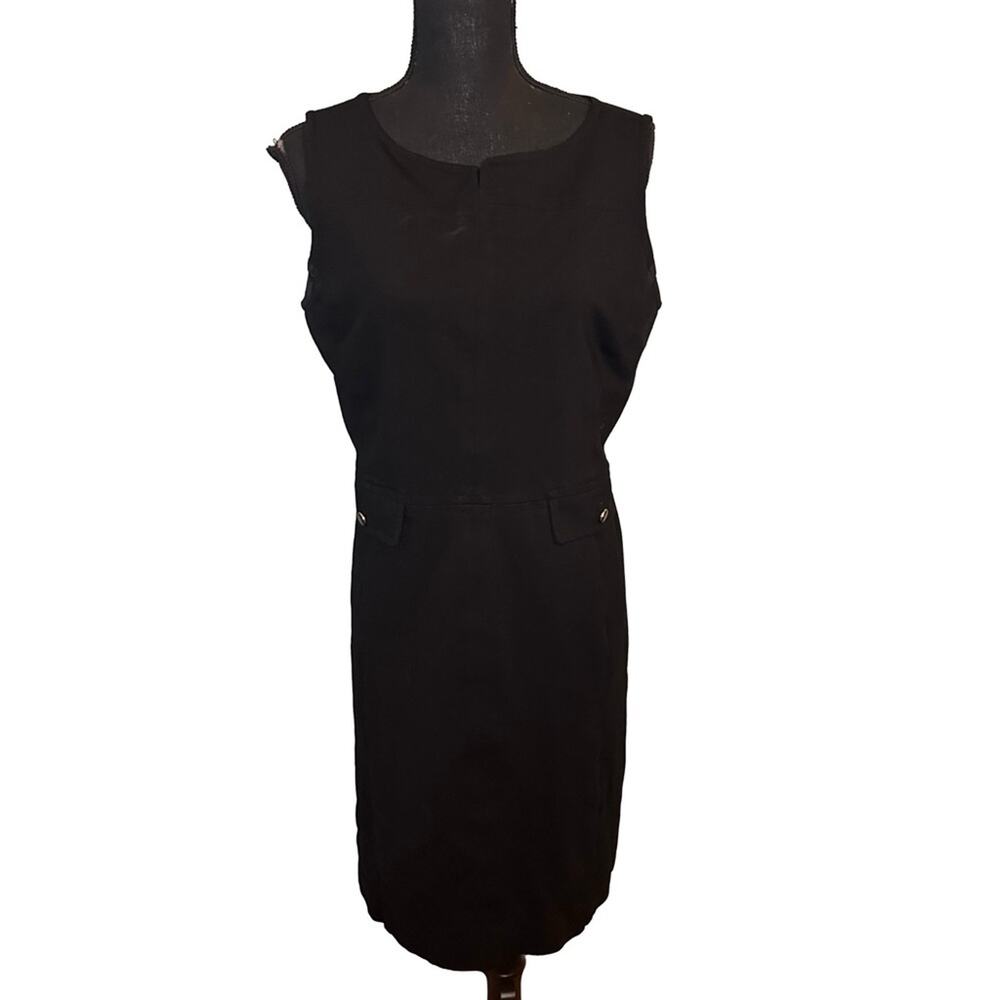 Talbots Black Sleeveless Sheath Dress – Women’s Size M